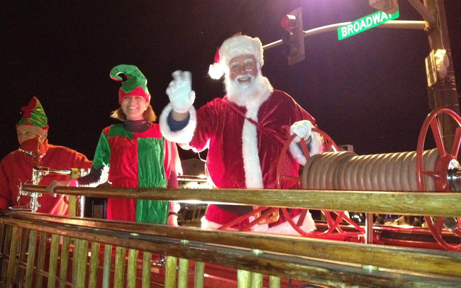 The Seaside Parade of Lights is one of many holiday festivities