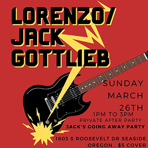 Lorenzo/Jack Gottlieb music poster