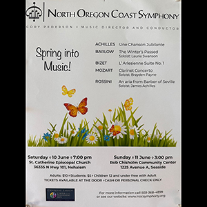 North OR Coast Symphony Poster